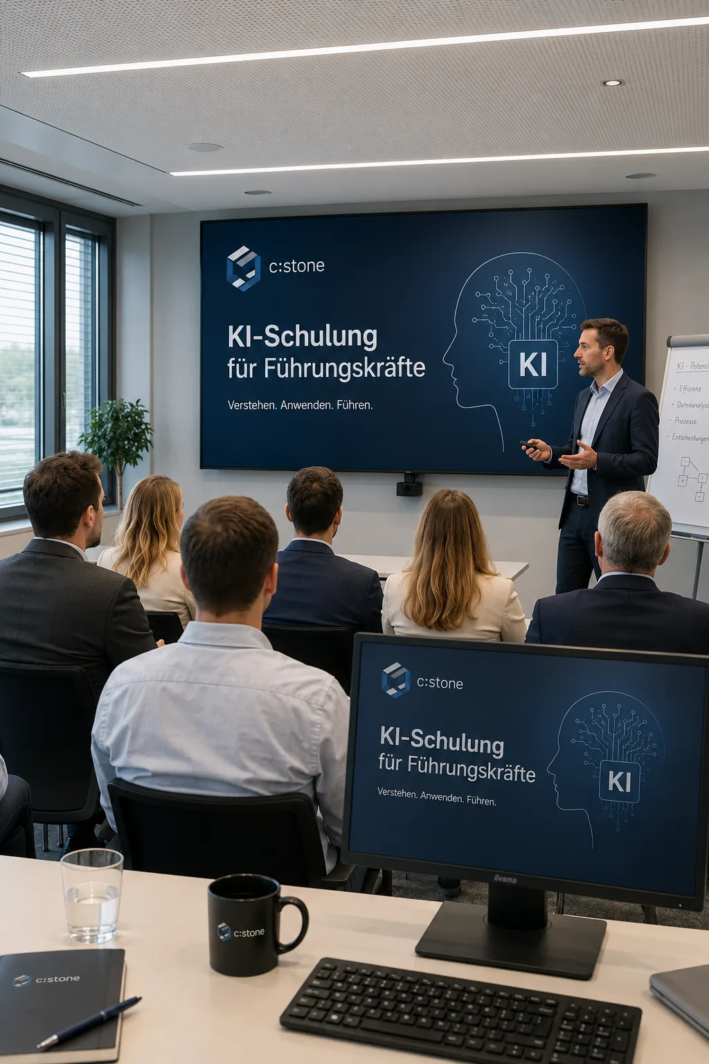 KI-Seminar in Celle – Teilnehmende arbeiten an realen Aufgaben